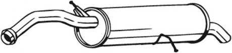 Задній. глушник,випускна сист. BOS BOSAL Bosal Benelux N.V. 135-093