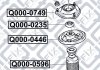 Крепление аморт передн MITSUBISHI LANCER CS 2000-2009 Q-FIX Q000-0749 (фото 3)