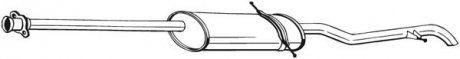 Задний. глушитель, выпускная сист. BOS BOSAL Bosal Benelux N.V. 289-031