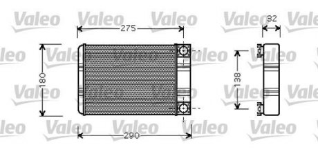 Радиатор отопителя VALEO 812321 (фото 1)