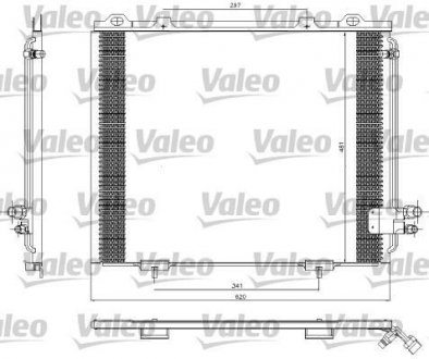 Радиатор кондиционера VALEO 817252