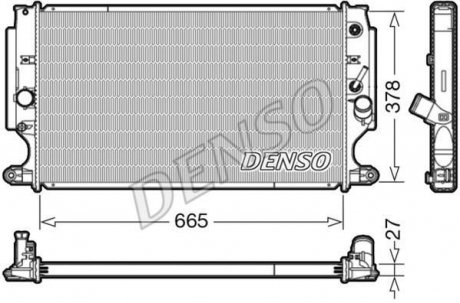 Радиатор Denso DRM50088 (фото 1)