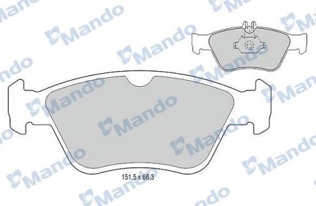Гальмівні колодки до дисків MANDO MBF015111