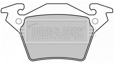 - Гальмівні колодки до дисків BORG & BECK BBP1670