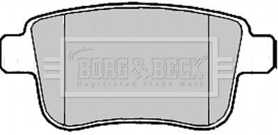 - Гальмівні колодки до дисків BORG & BECK BBP2185 (фото 1)
