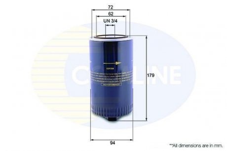 - Фільтр оливи (аналогWL7133/OC105) COMLINE EOF054