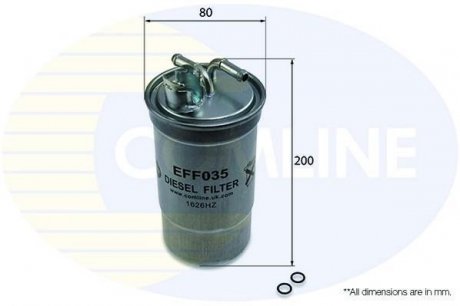 - Фільтр палива (аналогWF8046/KL147D) COMLINE EFF035 (фото 1)