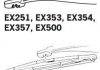 ExactFit Rear Щітка склоочисника,задня OEM (250мм) Trico EX251 (фото 3)