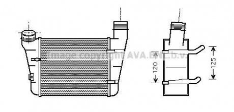 Інтеркулер AVA AVA Cooling Systems AIA4221