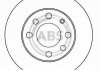 Гальмівний диск перед. Astra/Combo/Corsa/Kadett/Nova (82-04) A.B.S 15748 (фото 2)