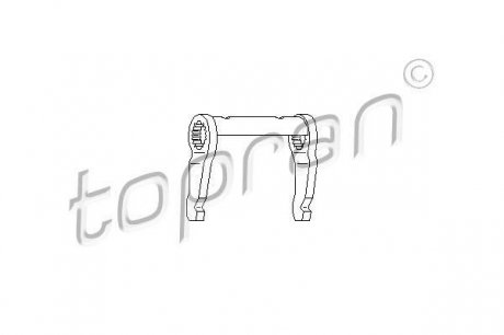 Вилка поворотна. система зчеплення Topran 107293 (фото 1)
