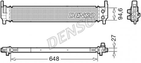 Радіатор охолодження Denso DRM02042