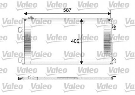 Радиатор кондиционера VALEO 817646 (фото 1)