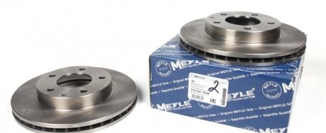 Диск гальмівний (передній) Mazda 6/ MX-6 1.8-2.0 92-02 (258x2 MEYLE 715 521 7028 (фото 1)