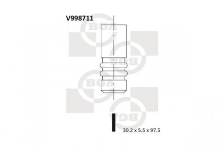 Випускний клапан BGA V998711