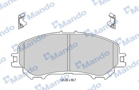 Колодки гальмові дискові передні MND MANDO MBF015287