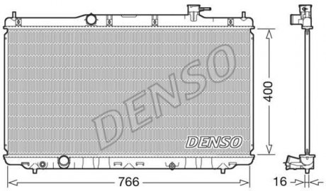 Радіатор охолодження Denso DRM40038