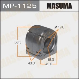 Втулка стабілізатора переднього Masuma MP-1125 (фото 1)