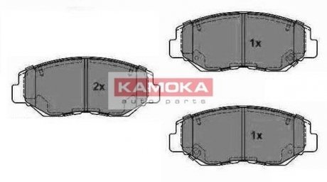 Колодка гальмівна Honda CR-V II 02\'-> перед. Kamoka JQ1013316 (фото 1)