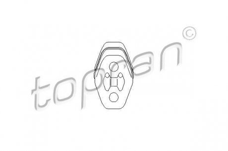 Держатель глушителя Topran 103 026 (фото 1)