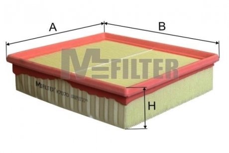 Фільтр повітря M-Filter MFILTER K7070
