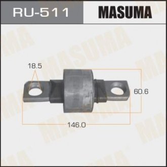 Сайлентблок передній заднього подовжнього важеля Masuma RU-511 (фото 1)