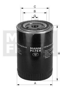 Масляний фільтр -FILTER MANN W7134