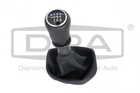 Чохол куліси (чорний) з ручкою перемикання (чорн 6ступ) без рамки VW T6 (15-) (DPA 77111642702 (фото 1)
