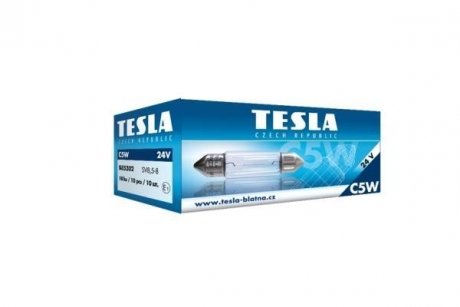 TS лампа (C5W. 24 V. SV 8.5-8) TESLA B 85302 (фото 1)