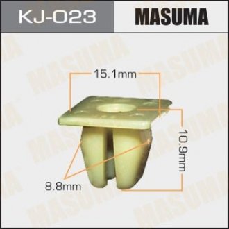 Кліпса (пластикова кріпильна деталь).. Masuma KJ-023 (фото 1)
