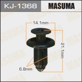 Кліпса (пластикова кріпильна деталь) Masuma KJ-1368