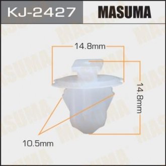 Кліпса (пластикова кріпильна деталь) Masuma KJ-2427 (фото 1)