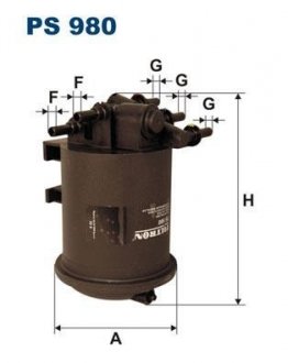 Фильтр топлива FILTRON PS 980/2 (фото 1)