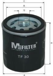 Фильтр масла ESCORT/FIESTA MFILTER TF 30 (фото 1)