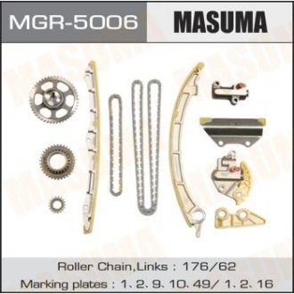Ремкомплект ланцюга ГРМ Honda 2.4 (K24A, K24Z3) Masuma MGR5006 (фото 1)