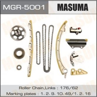 Ремкомплект ланцюга ГРМ Honda 2.4 (K24Z4) Masuma MGR5001 (фото 1)