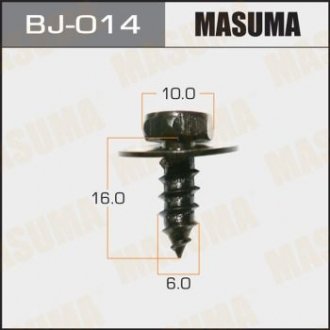 Саморіз 6x16мм (комплект 10шт)) Toyota Masuma BJ014 (фото 1)