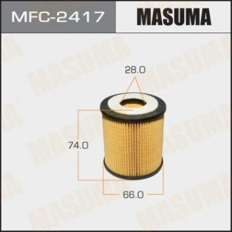 Фільтр масляний (вставка) Ford Focus (05-15), Mondeo (07-) D 2.0, 2.2/ Mazda 6 (Masuma MFC2417