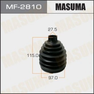 Пыльник ШРУСа наружный(пластик)+спецхомут Nissan X-Trail (00-13) Masuma MF2810 (фото 1)