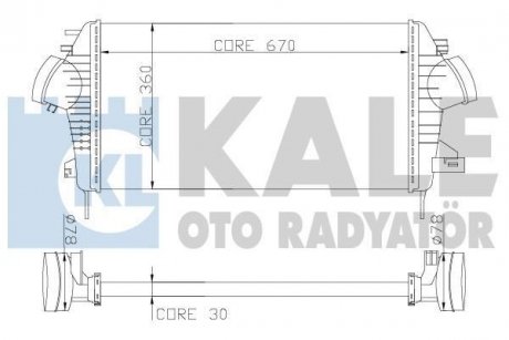 OPEL Insignia,Saab 9-5,Chevrolet Malibu 1.6CDTI/2.0 Kale Oto Radyator 345700 (фото 1)