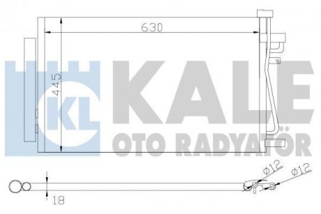 OPEL Радиатор кондиционера Antara,Chevrolet Antara Kale Oto Radyator 343310 (фото 1)