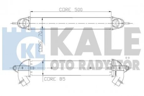 FIAT Интеркулер Doblo 1.3/1.9JTD 01- Kale Oto Radyator 157000 (фото 1)