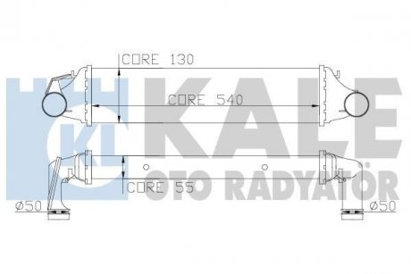 BMW Интеркулер 3 E46 320/330d 99- Kale Oto Radyator 343400 (фото 1)