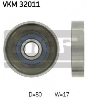 Ролик натяжной ремня поликлинового (приводного) SKF VKM32011 (фото 1)