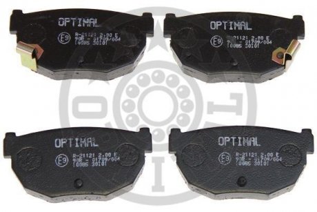 Колодки тормозные дисковые, комплект OPTIMAL 10085
