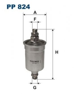 Фильтр топливный в сборе FILTRON PP824 (фото 1)