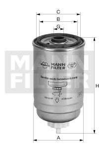 Фильтр топливный -FILTER MANN WK84222 (фото 1)
