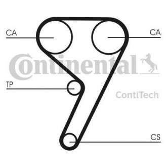 Ремень грм Contitech Continental CT587