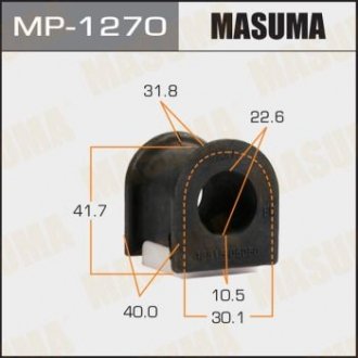 Втулка стабилизатора переднего Toyota Avensis (-00) (Кратно 2 шт) Masum Masuma MP1270 (фото 1)
