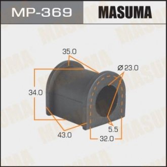 Втулка стабілізатора переднього Suzuki Grand Vitara (-05) (Кратно 2 шт) M Masuma MP369 (фото 1)
